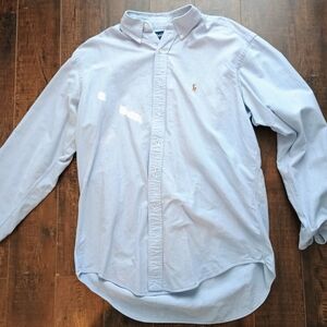 Men's Light Blue Polo by Ralph Lauren Shirt